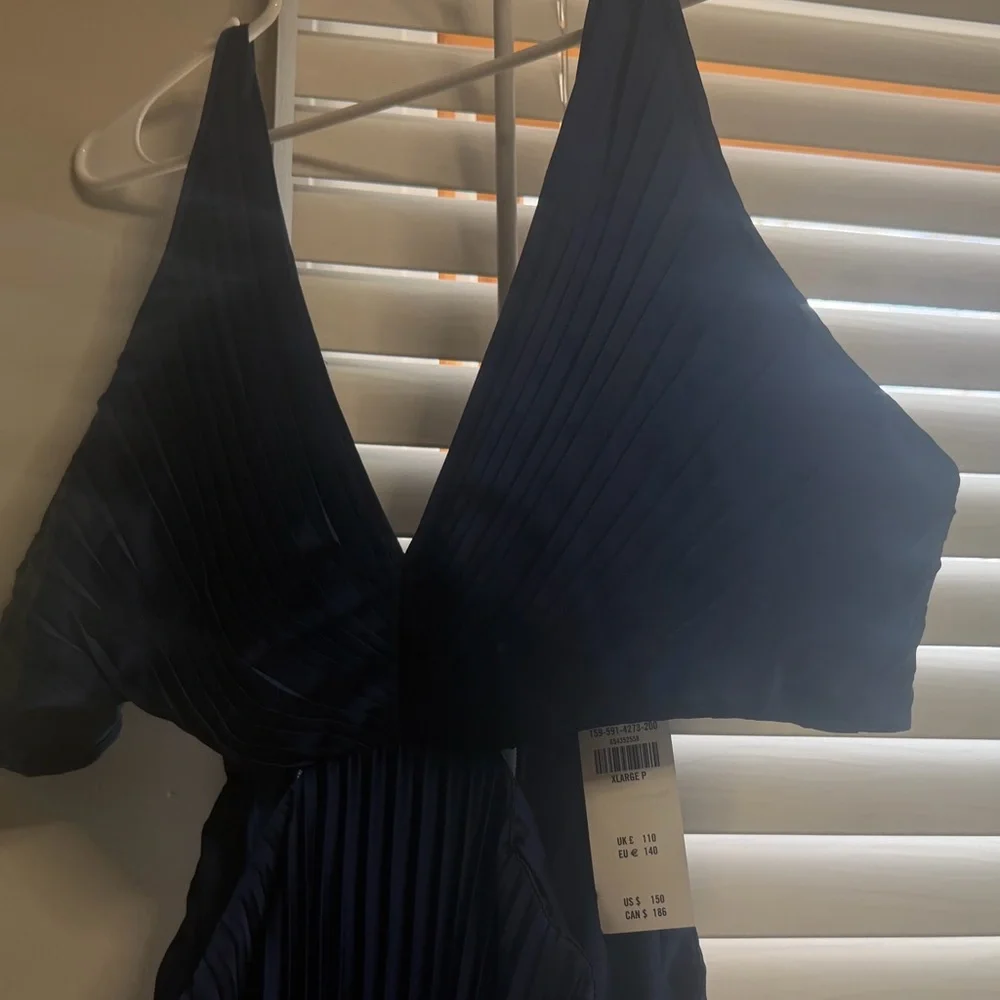 Abercrombie & Fitch Deep Blue Backless Dress - Picture 2 of 3